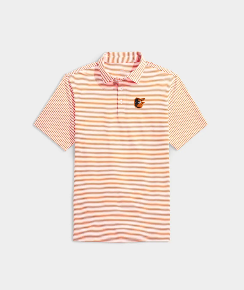 Baltimore Orioles Bradley Stripe Sankaty Polo