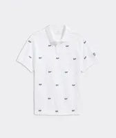 Heritage Embroidered Whale Pique Polo