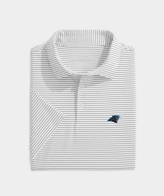 Carolina Panthers Bradley Stripe Sankaty Polo