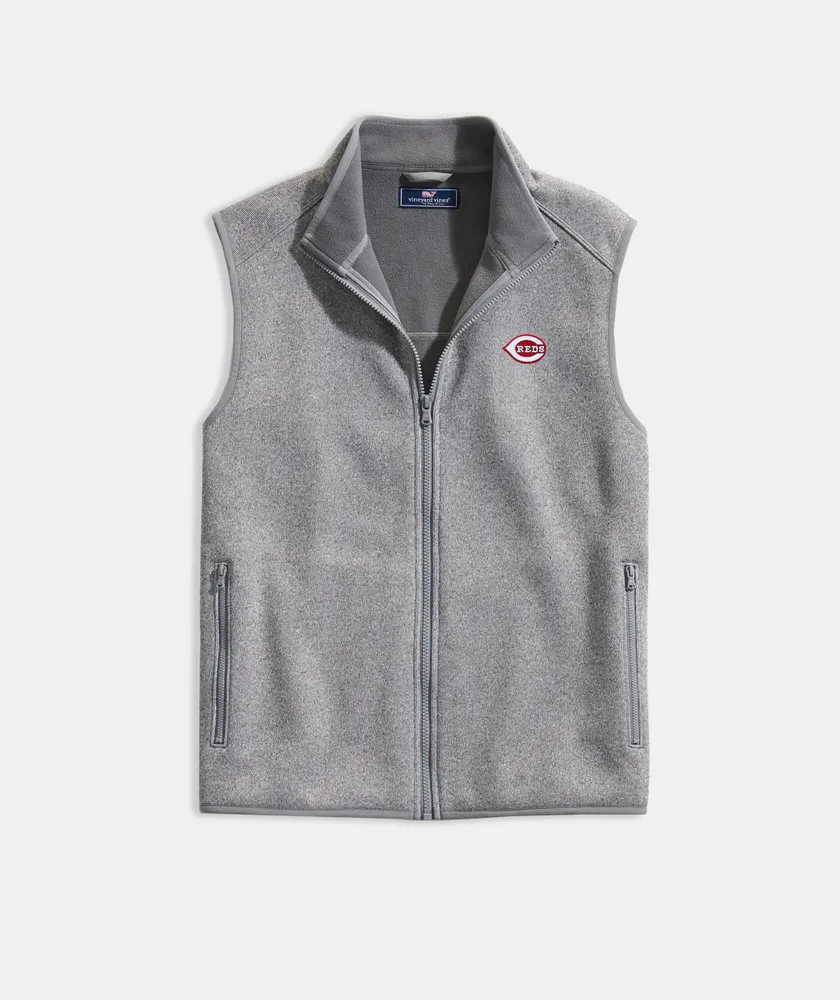 Cincinnati Reds Mountain Sweater Fleece Vest