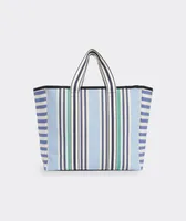 Blocked Stripe Tote