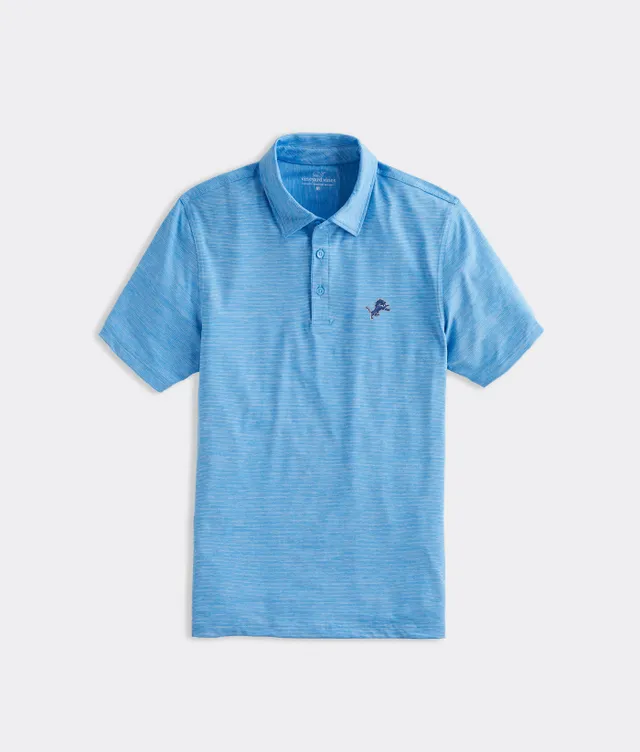 Shop Houston Astros Destin Stripe Sankaty Polo at vineyard vines