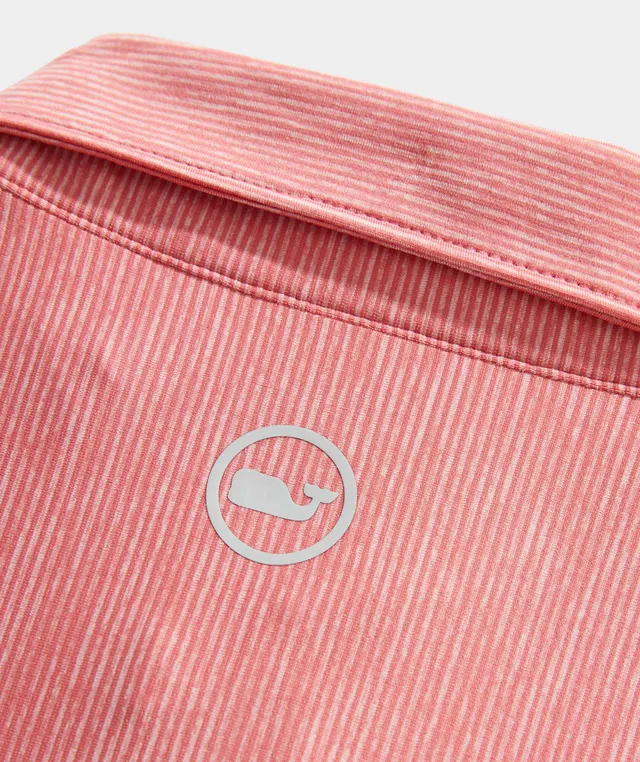 Shop Atlanta Braves Destin Stripe Sankaty Polo at vineyard vines