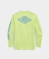 Linear Sunset Long-Sleeve Harbor Performance Tee