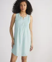 Linen Pintuck Shift