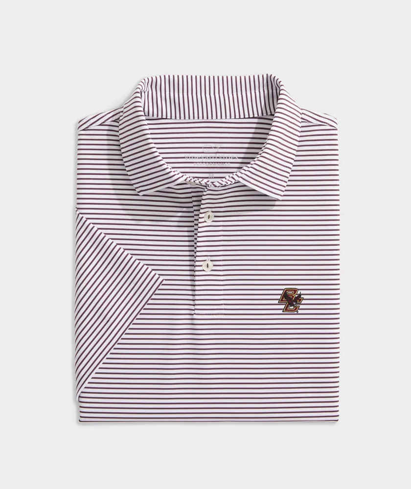 Boston College Bradley Stripe Sankaty Polo