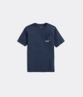 Boys' vineyard vines Americana Whale Short-Sleeve Pocket Tee