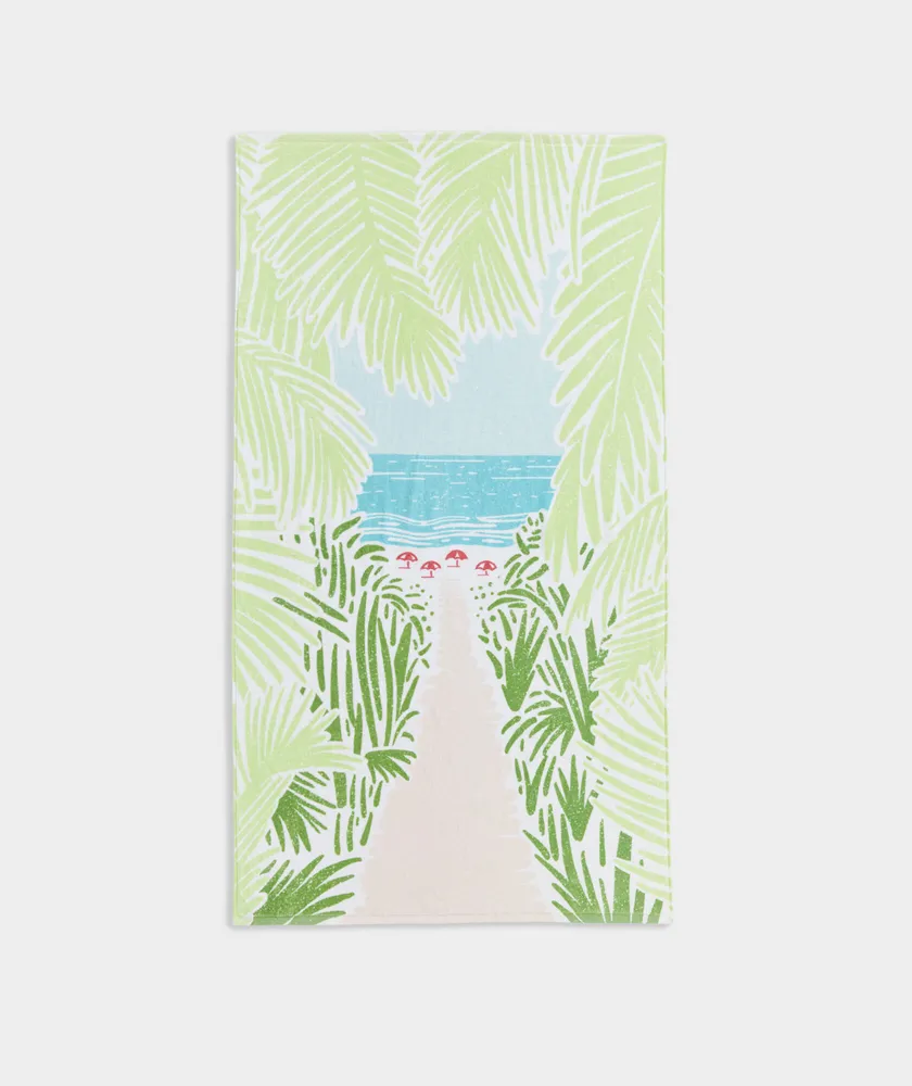 Beach Path Terry Towel