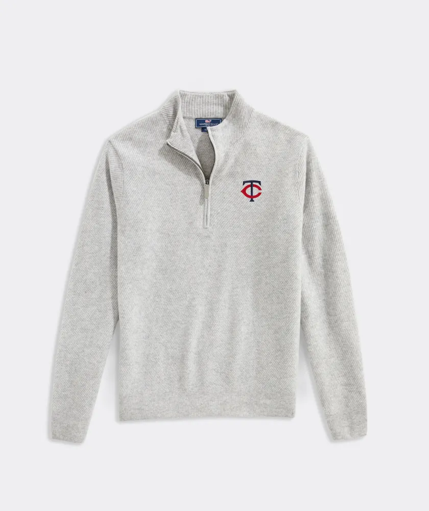 Minnesota Twins Cat Cay Cashmere Quarter-Zip