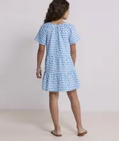 Girls' Printed Seastitch Double Gauze Dress