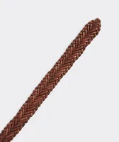 Flat Braided Leather Belt