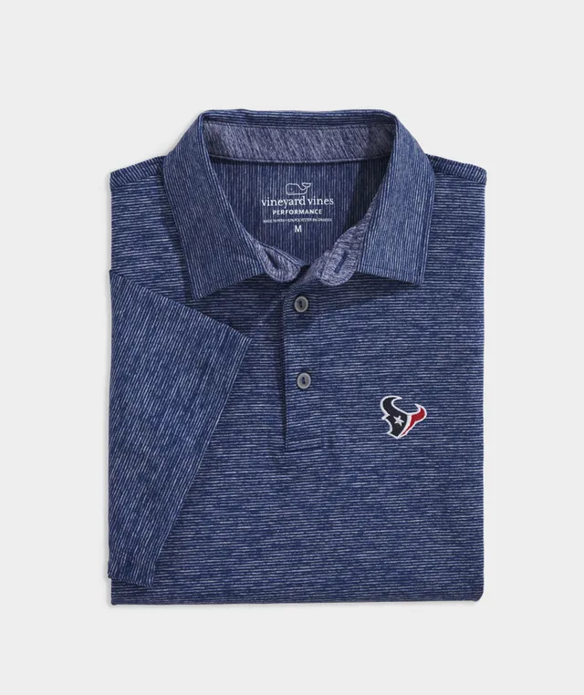 Texas Rangers MLB Vineyard Vines Blue Heather Polo Shirt