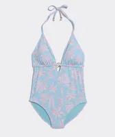 Cay Floral Halter One-Piece