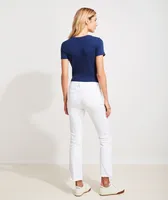 Kick Flare Jamie High-Rise White Jeans