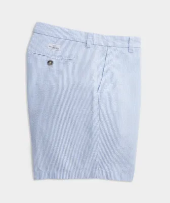 Kentucky Derby 9 Inch Seersucker Stretch Breaker Shorts