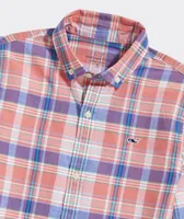 Boys' Cotton Madras Plaid Shirt