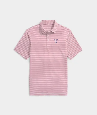 Texas Rangers Bradley Stripe Sankaty Polo