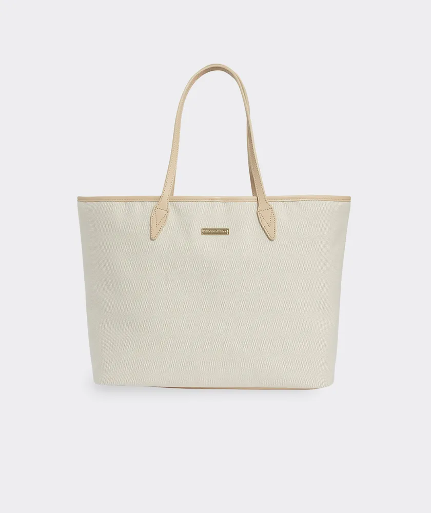 Medium Textured Canvas Tote