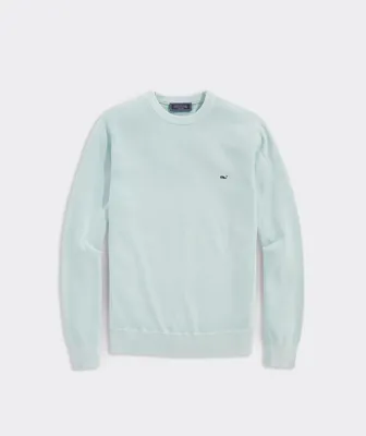 Garment-Dyed Crewneck Sweater