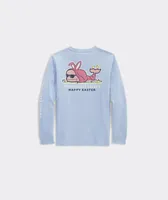 Boys' Bunny Suit Whale Long-Sleeve Pocket Tee