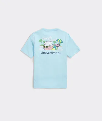 Boys' Spring Break Whale Short-Sleeve Pocket Tee