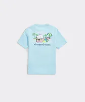 Boys' Spring Break Whale Short-Sleeve Pocket Tee