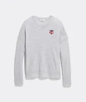 Women's Minnesota Twins Cashmere Crewneck