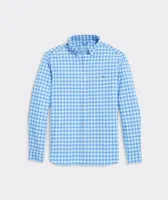 On-The-Go Lightweight Gingham Shirt