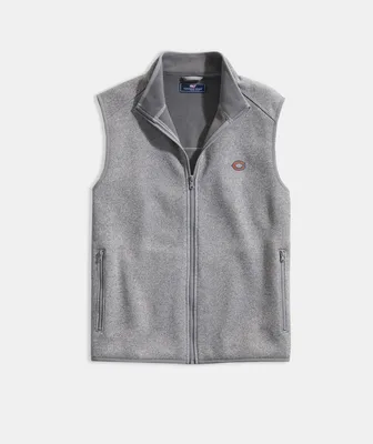 Vineyard Vines Women's Chicago Bears Mountain Sweater Fleece Vest