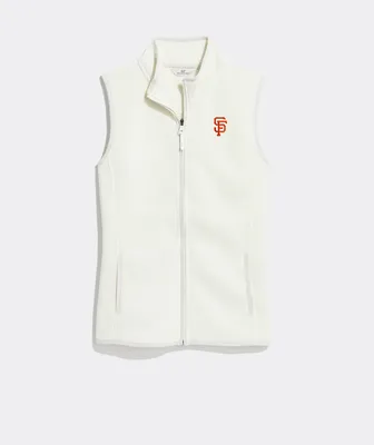 Women's San Francisco Giants Mountain Sweater Fleece Vest