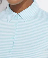 Striped Performance Polo