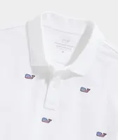 Heritage Embroidered Whale Pique Polo