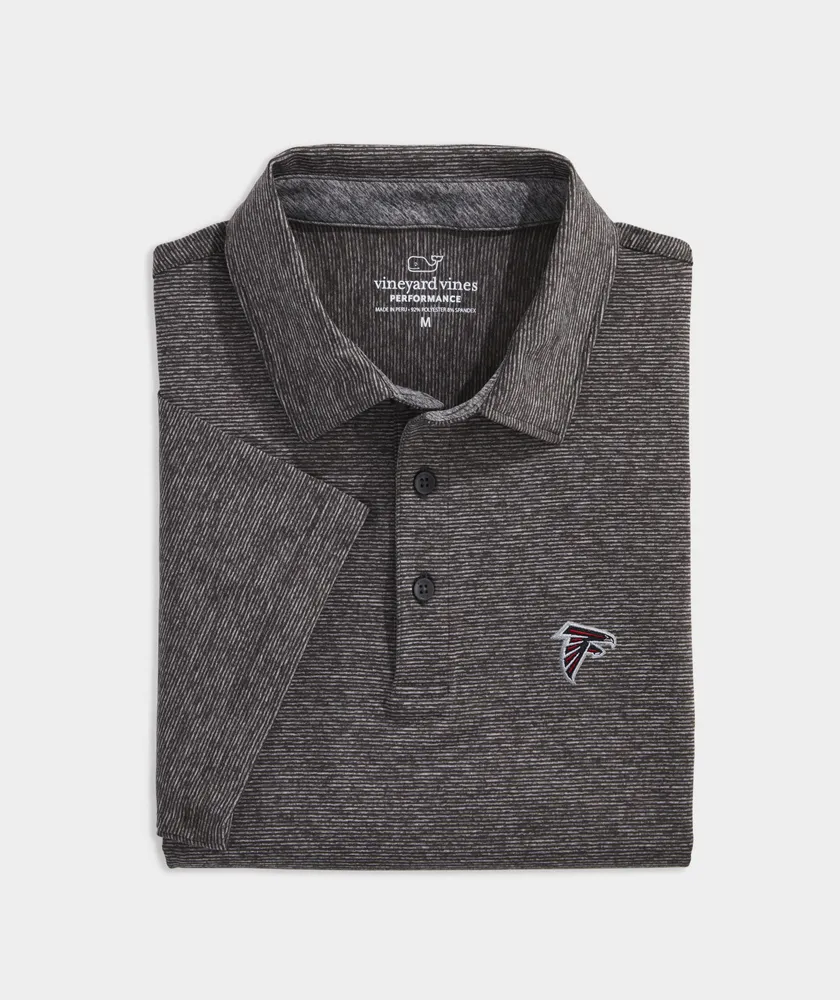 Atlanta Falcons Destin Stripe Sankaty Polo