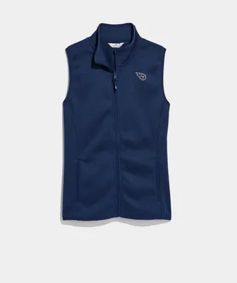 Vineyard Vines Atlanta Braves Mountain Sweater Fleece Vest