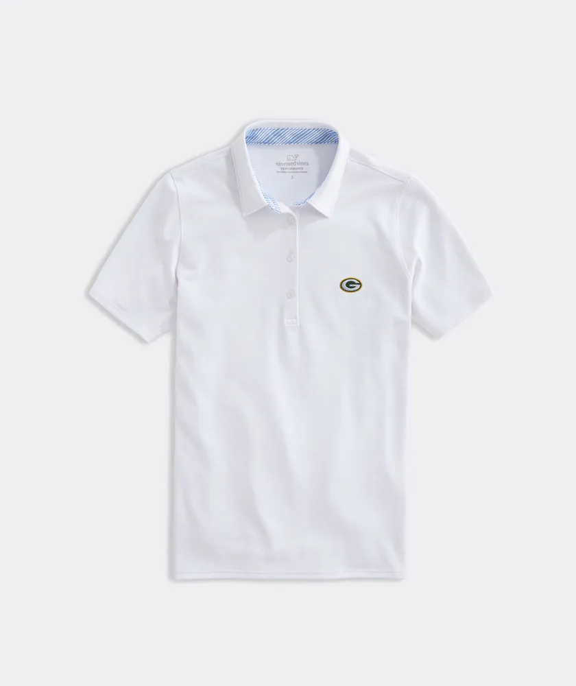 Women's Green Bay Packers Pique Polo