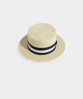 Kentucky Derby Straw Boater Hat