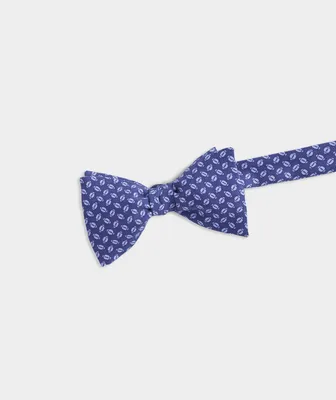 Tossed Footballs Bow Tie