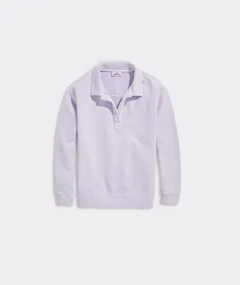 Girls' Popover Polo Sweatshirt