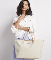 Medium Textured Canvas Tote