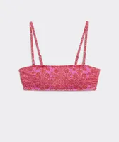 Scarf Print Bandeau Top