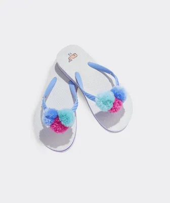 Girls' Rainbow Pop Flip Flops