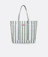 Shop Leather Handle Washed Canvas Large Classic Tote at vineyard vines
