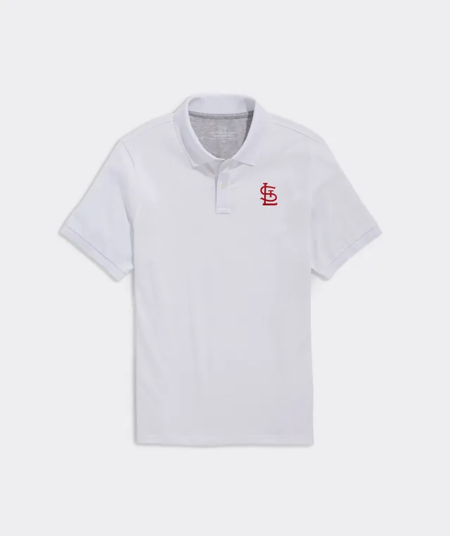 Shop St. Louis Cardinals Bradley Stripe Sankaty Polo at vineyard vines