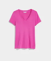 Neon V-Neck Simple Tee