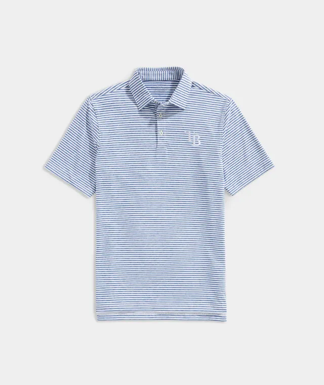 Shop Atlanta Braves Bradley Stripe Sankaty Polo at vineyard vines