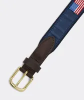 American Flags Canvas Club Belt