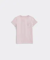 Girls' Painterly Hammock Palms Short-Sleeve Pocket Tee