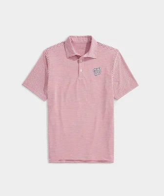 Washington Nationals Winstead Stripe Sankaty Polo