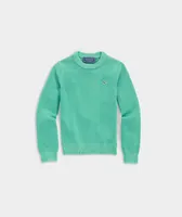 Boys' Garment-Dyed Crewneck Sweater