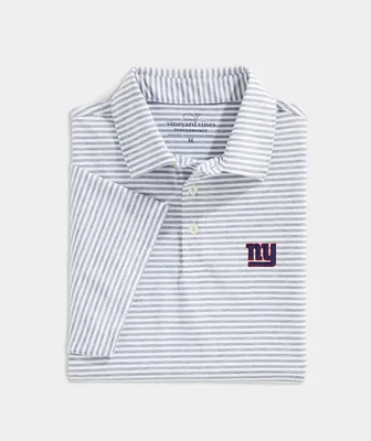 New York Giants Winstead Stripe Sankaty Polo